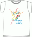 Dance Is Life 1 white